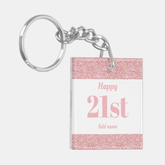 Porte-clés joli cadeau d'anniversaire personnalisé porte - cl (Devant gauche)