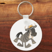 Porte-clés Joli Cartoon Tap Dancing Wildebeest Porte - clé (Recto)
