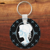 Porte-clés Joli Casque bleu (Recto)