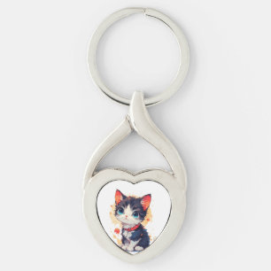 Porte-clés Joli Chat Kawaii pour les Amoureux des Chats