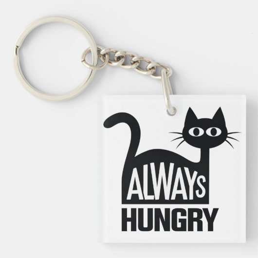 Porte-clés Joli chat noir (Devant)