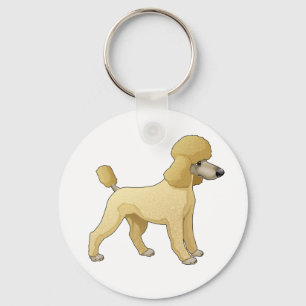 Porte-clés Joli Chien Chien Maman Caricature Cadeau Apricot P