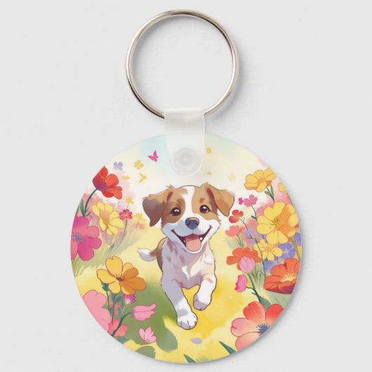 Porte-clés Joli chiot (Recto)