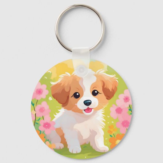 Porte-clés Joli chiot (Recto)