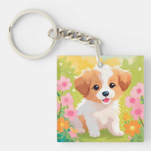 Porte-clés Joli chiot