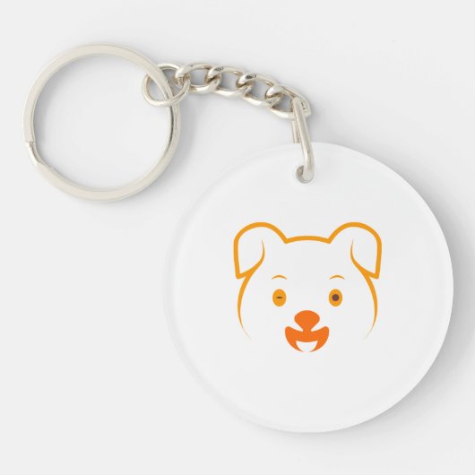 Porte-clés Joli chiot (Devant)
