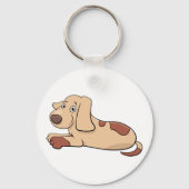 Porte-clés Joli chiot Brown Porte - clé chien (Verso)