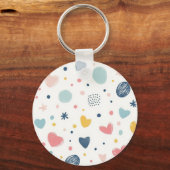 Porte-clés Joli ciel de dessin (Recto)