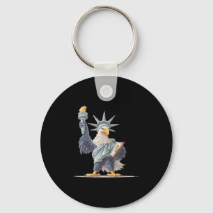 Porte-clés Joli Costume De Statue Américaine Pour Vêtements P