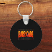 Porte-clés Joli costume graphique de barricade (Recto)