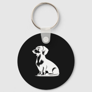 Porte-clés Joli Dachshund Stylish Petit Chien De Chasse