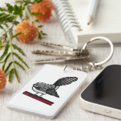 Porte-clés Joli Dessin Sur Une Branche (Devant droit)