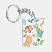 Porte-clés Joli Dinosaure (Devant gauche)