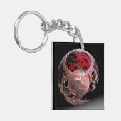 Porte-clés Joli en Cogs Rose (Devant gauche)