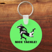 Porte-clés Joli équipement, Rugby (Recto)