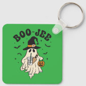 Porte-clés Joli fantôme boo avec café glacé (Dos)