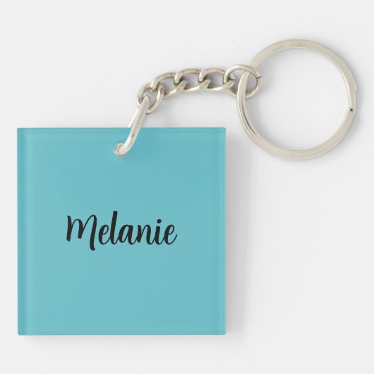 Porte-clés Joli grand motif de fleurs (Dos)