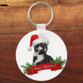 Porte-clés Joli joyeux noël kitty Porte - clé (Recto)