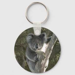 Porte-clés Joli koala grimpant à un arbre