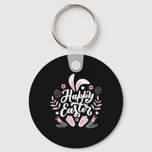 Porte-clés Joli lapin de Pâques (Recto)