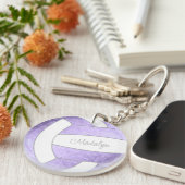 Porte-clés joli lilac violet keepsball (Devant droit)