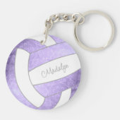 Porte-clés joli lilac violet keepsball (Dos)