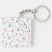 Porte-clés Joli motif floral (Dos)