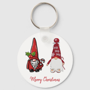 Porte-clés Joli Noël Classique Personnalisé