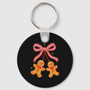 Porte-clés Joli Noël Gingerbread Cerises Coquette Xmas