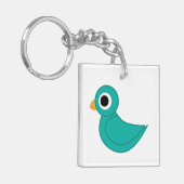 Porte-clés Joli oiseau bleu (Devant gauche)