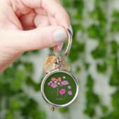 Porte-clés Joli Olive Floral Moderne (main)