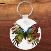 Porte-clés Joli papillon (Recto)