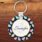 Porte-clés Joli Pastel Motif d'aquarelle papillon (Recto)