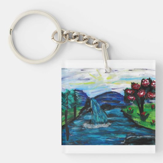 Porte-clés Joli paysage (Devant)