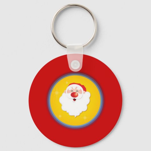 Porte-clés Joli Père Noël (Recto)