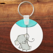 Porte-clés Joli petit éléphant adorable (Recto)