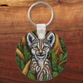 Porte-clés Joli Petit Lynx Kitten adorable (Recto)