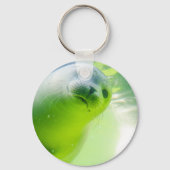 Porte-clés Joli Phoque Amical Sous L'Eau (Recto)