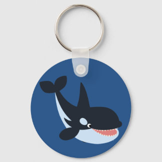 Porte-clés Joli Porte - clé de caricatures tueur de baleine