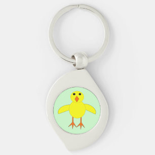Porte-clés Joli Porte - clé de poussins de Pâques