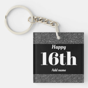 Porte-clés joli porte - clé personnalisé 16ème de cadeau