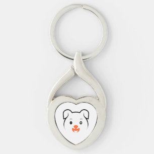 Porte-clés Joli rose