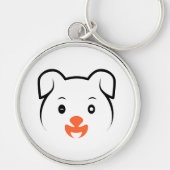 Porte-clés Joli rose (Devant)