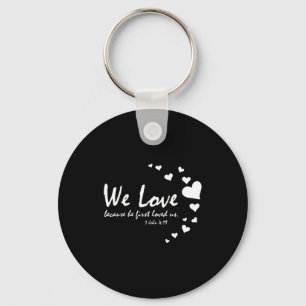 Porte-clés Joli Saint-Valentin chrétien Femme Verset de la Bi