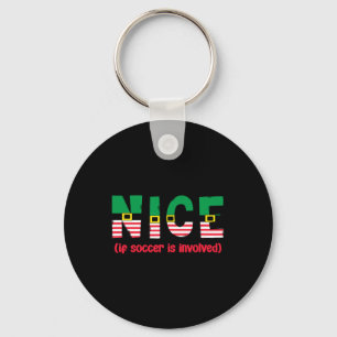 Porte-clés Joli si le football est impliqué Funny Sports Noël
