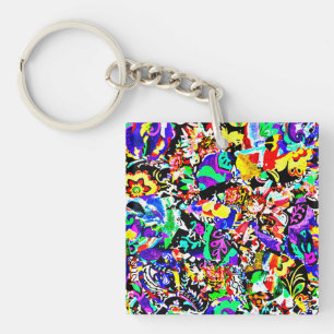 Porte-clés Joli tableau abstrait peint coque d'air iPad