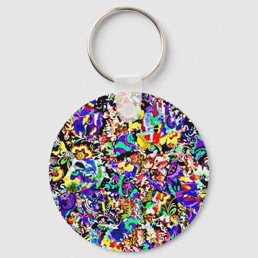 Porte-clés Joli tableau abstrait peint coque d'air iPad (Recto)