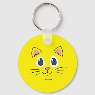 Porte-clés Joli visage de chaton
