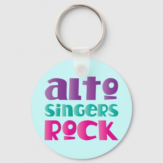 Porte-clés Jolie Alto Singers Rock Cadeau (Recto)