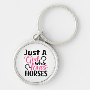Porte-clés Jolie amoureuse de cheval Cowgirl Ferme Country Ca